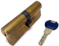 KABA ExperT 80мм (40x40), ключ-ключ, без усиления, латунь