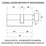 Laredo Expert 80мм (50x30В) с вертушкой в цвете хром 
